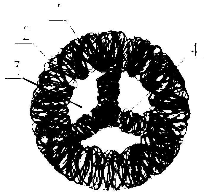 Enhanced type efficient nitrogen and phosphorus-removing sewage treatment system and treatment technology