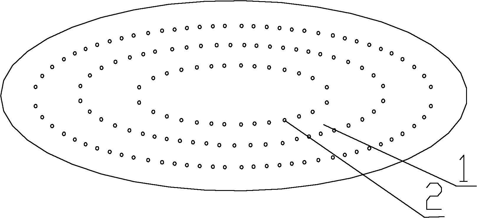 Special-shaped spinneret plate for spinning heavy denier yarns