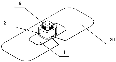 Vein-pressing tourniquet