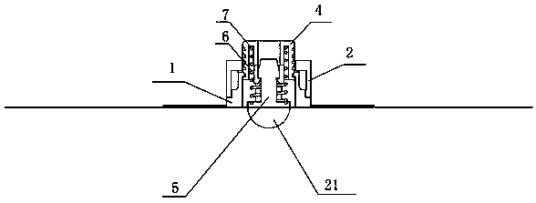 Vein-pressing tourniquet