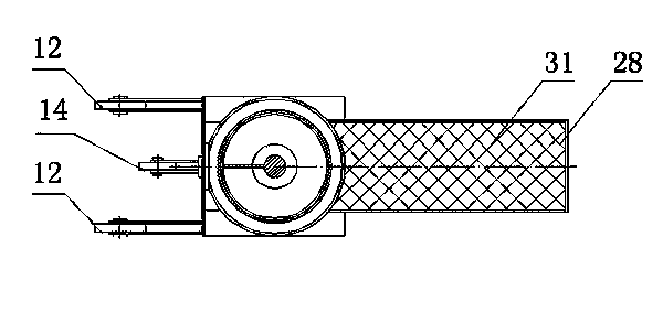 Pile filling machine for building secondary structure