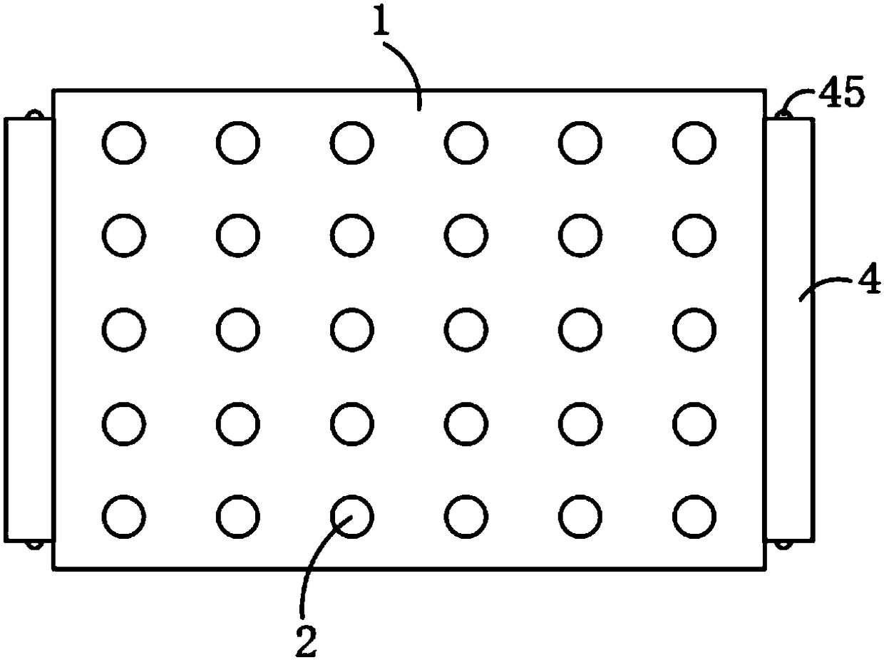 Harness cord anti-breakage mesh plate for jacquard loom