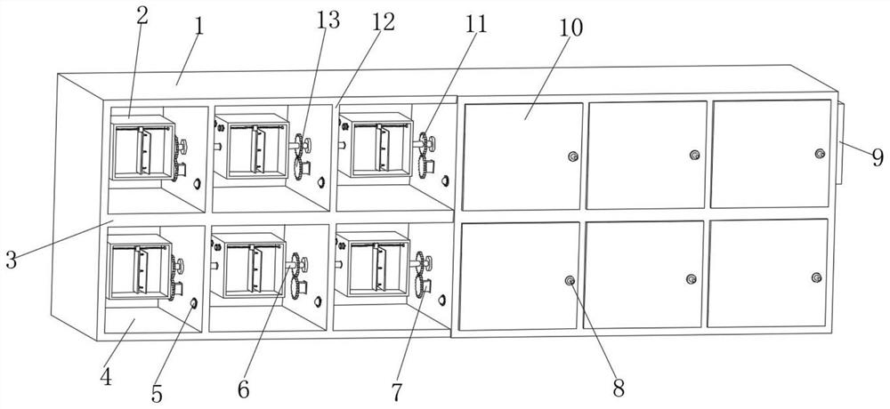 Efficient intensive storage location automatic management system