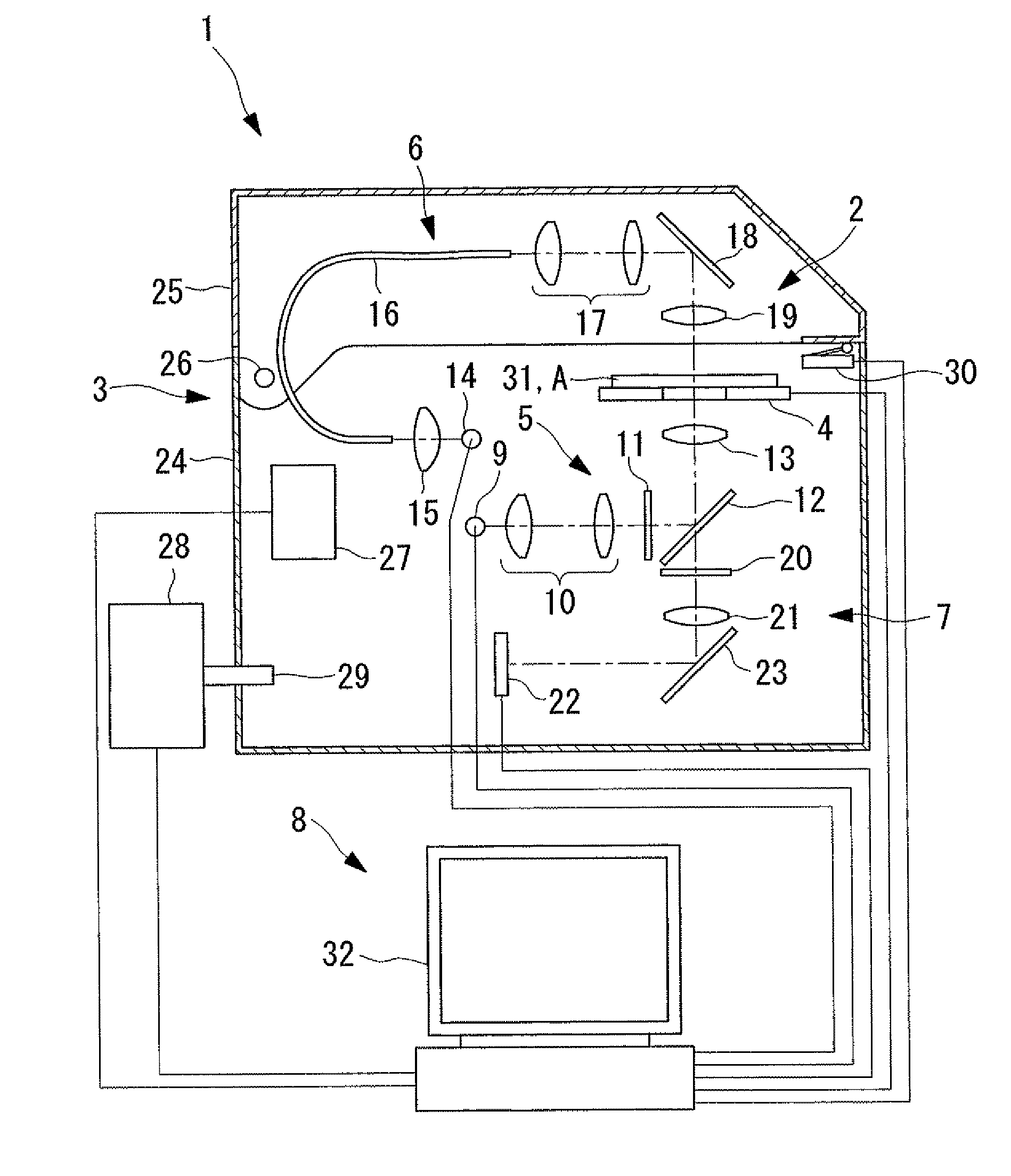 Optical microscope apparatus