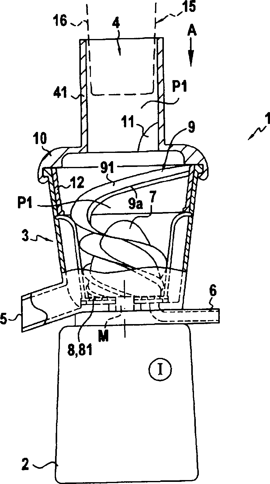 Electrical household appliance for preparing juice