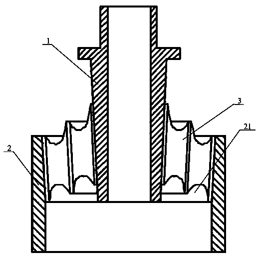 Split type combined spring