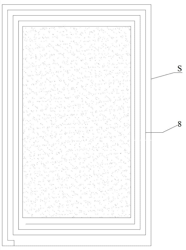 Termination point (TP) On/In Cell type organic electroluminescent display integrated with near field communication (NFC) antenna