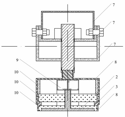 Electrostatic induction based metal surface contact damage on-line monitoring system and monitoring method