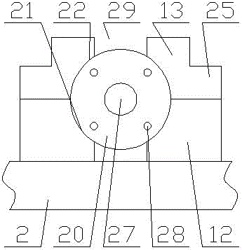 Construction platform for facilitating root key construction of root type cast-in-place pile