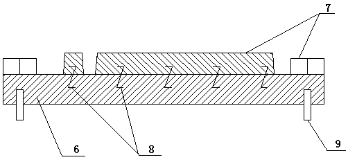 Multi-color high-strength concrete embossment cell and manufacturing method thereof