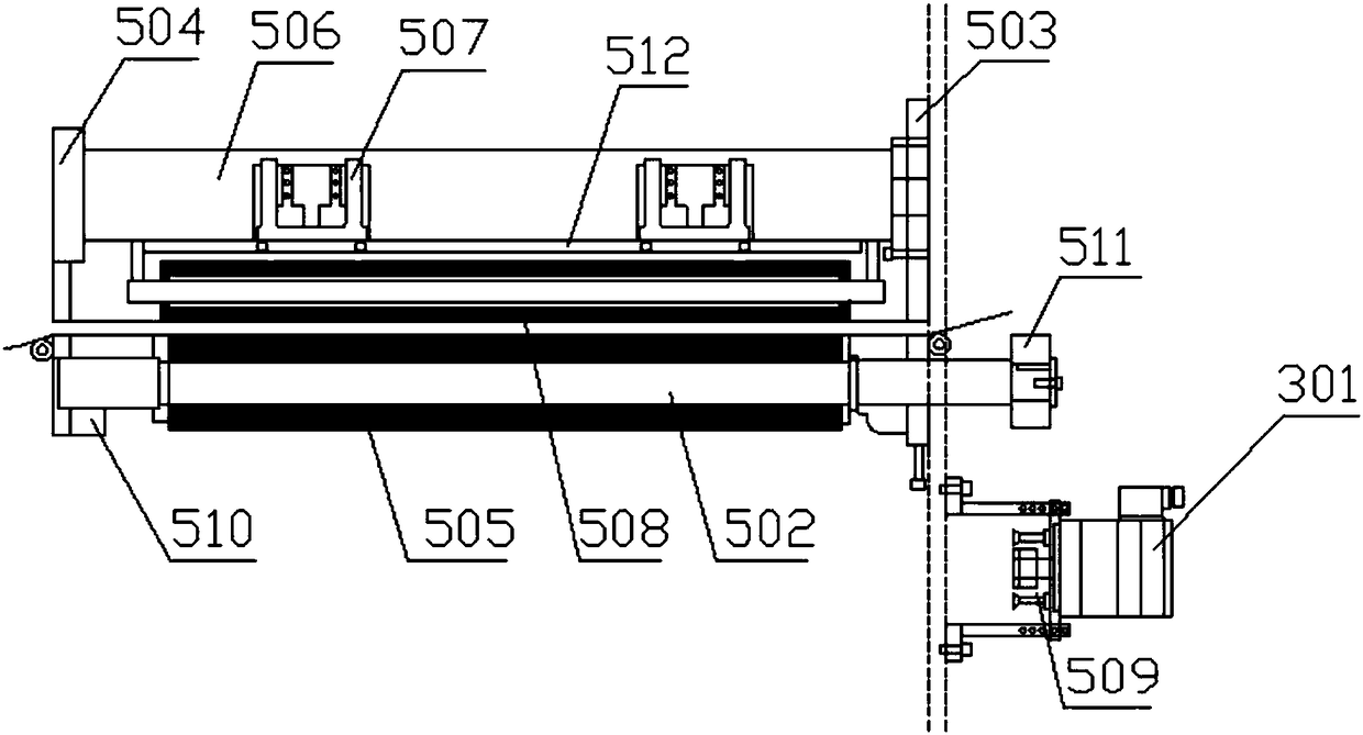 Automatic receiving baby diaper punching production line