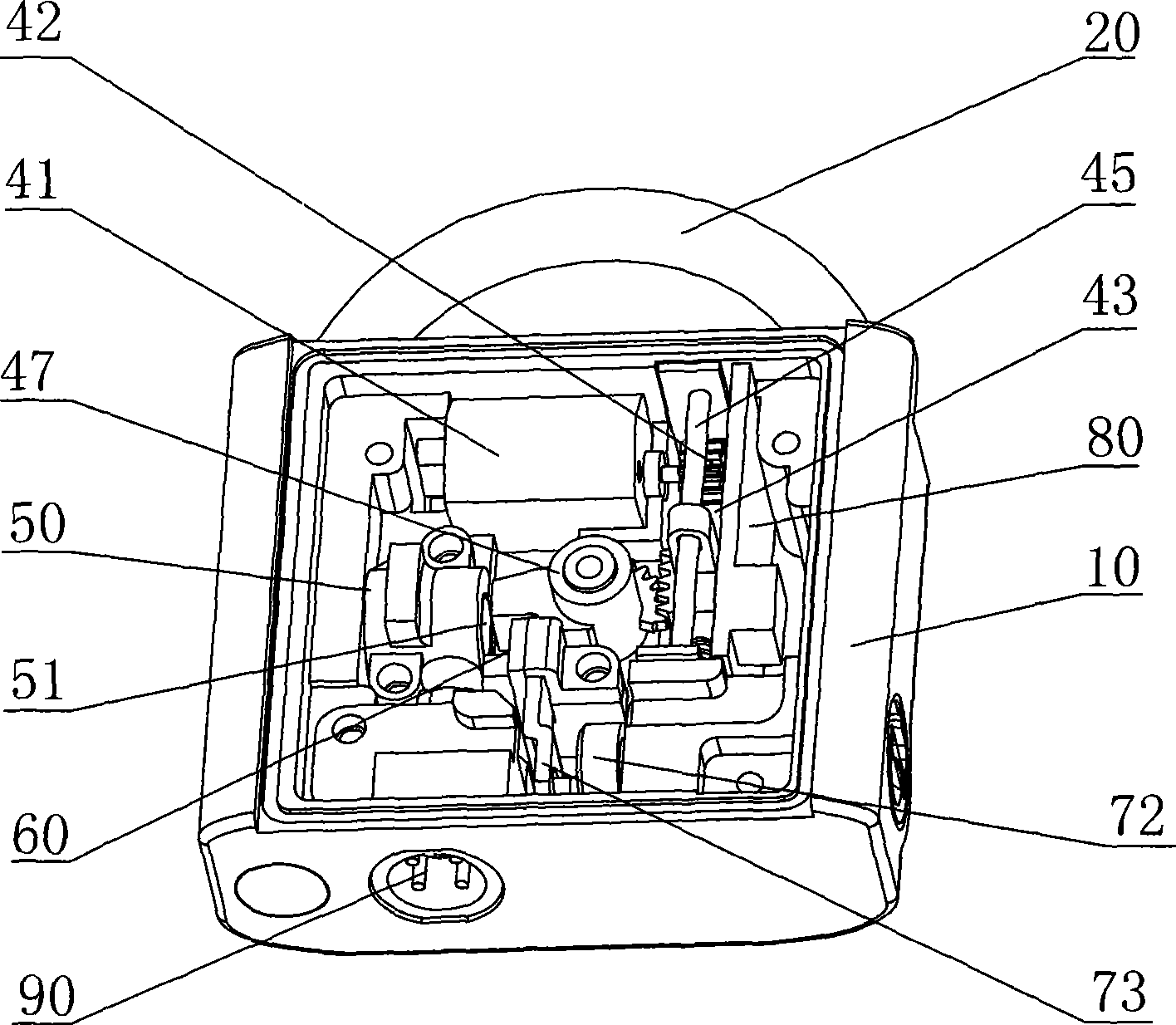 Minitype electric lockset