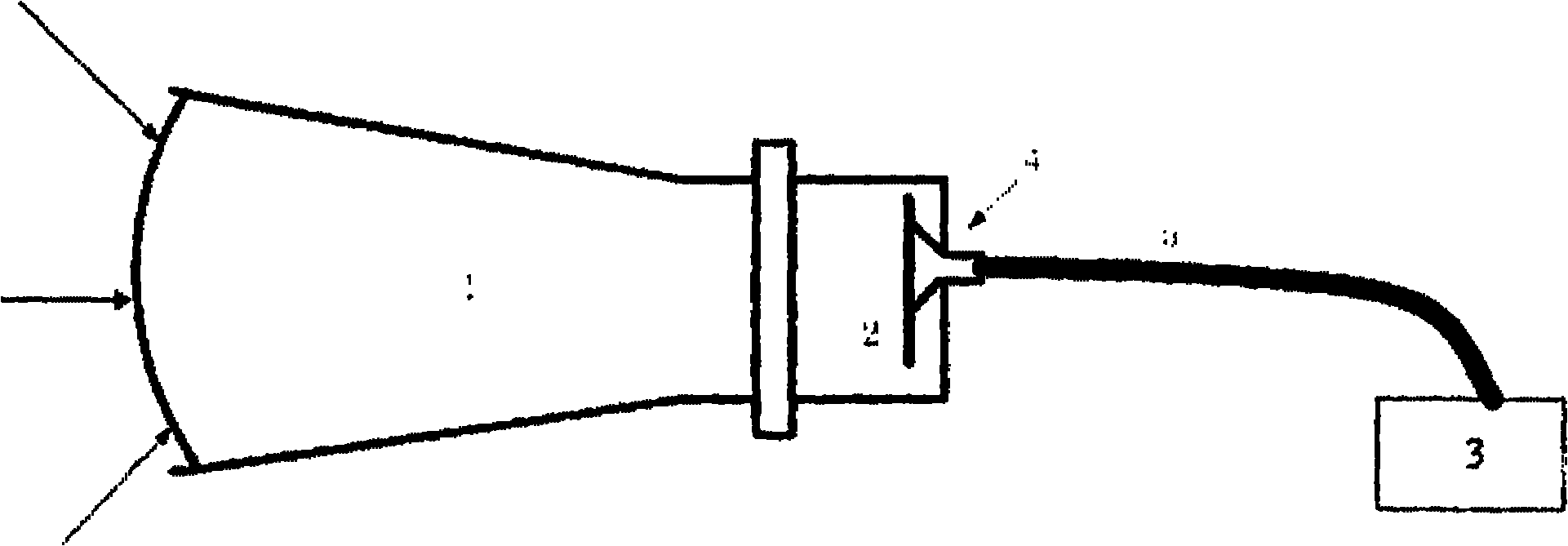 Normal-temperature infrared inner satellite imaging detector