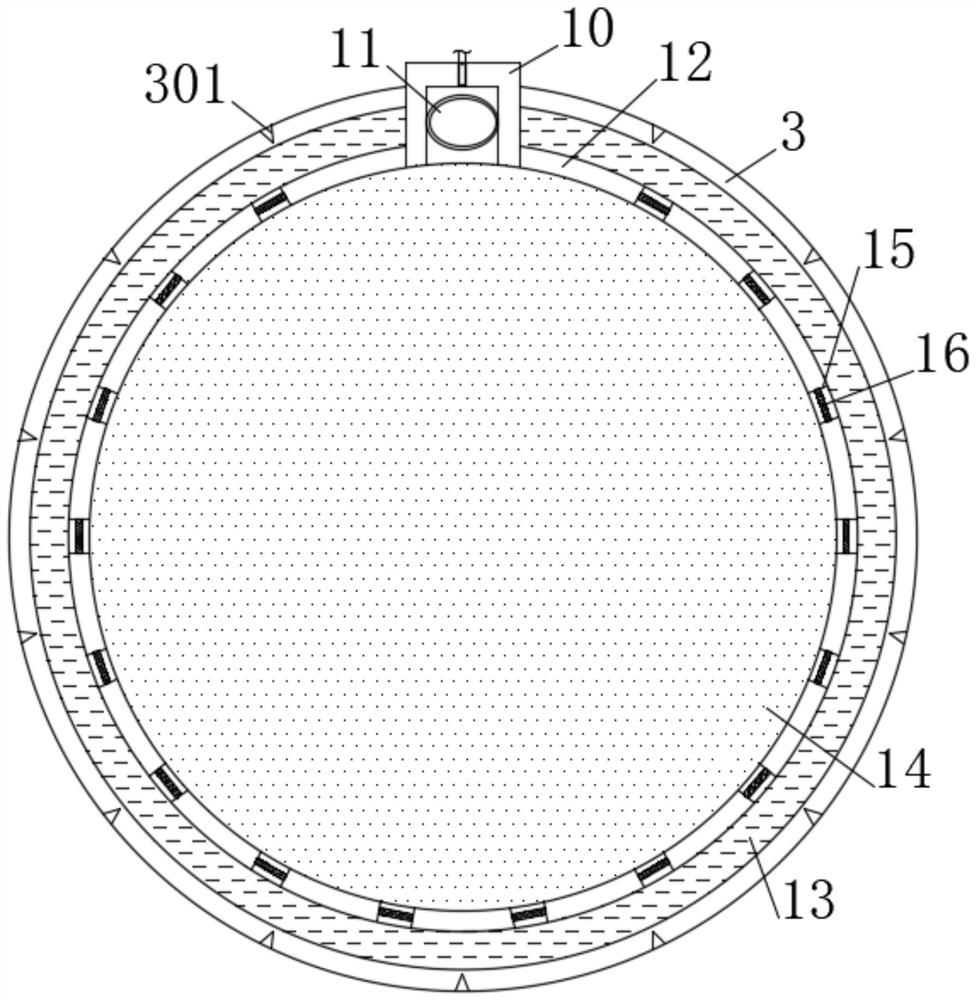 Automatic floating type restoration ball for underwater sludge in small watershed