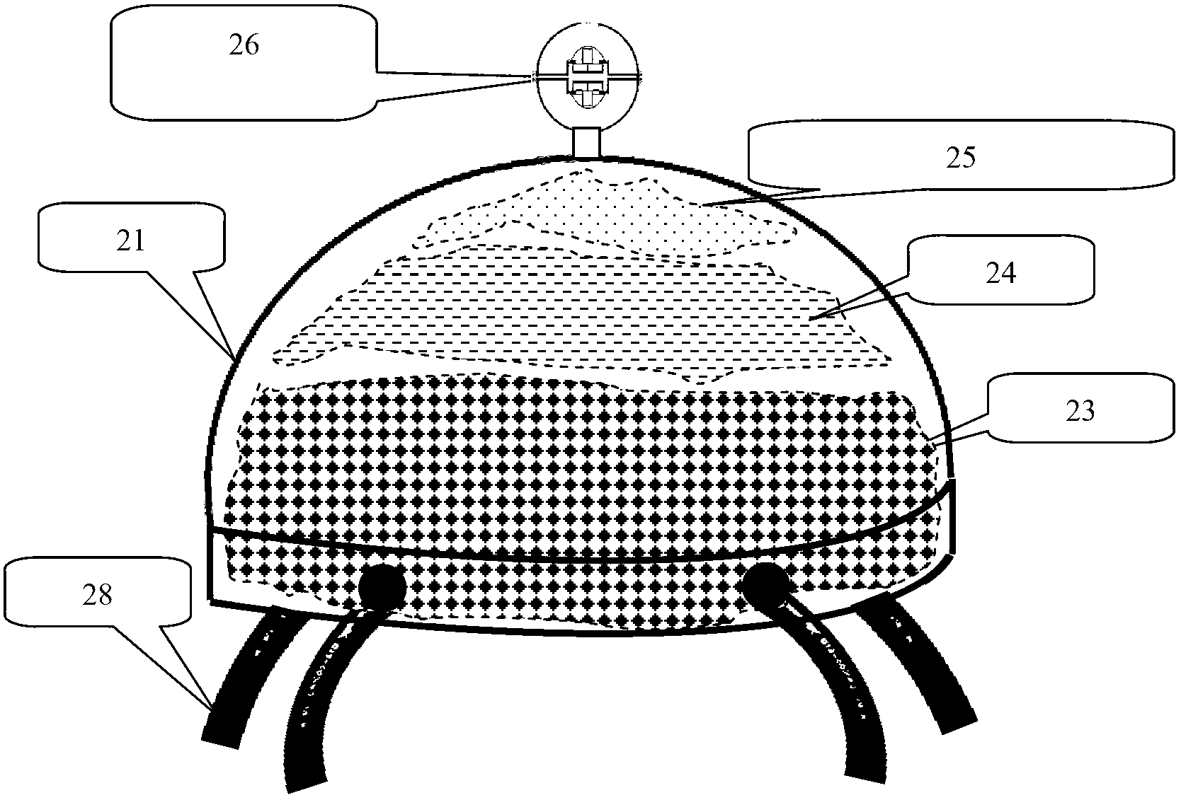 Identification and space positioning device and method for fished targets based on omni directional vision