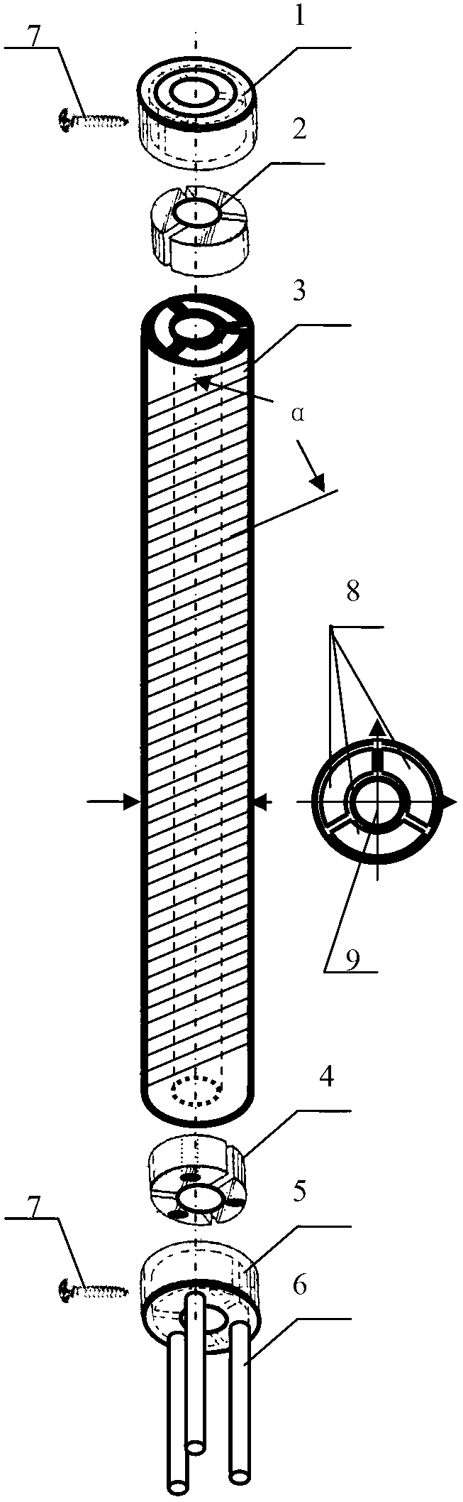 Identification and space positioning device and method for fished targets based on omni directional vision