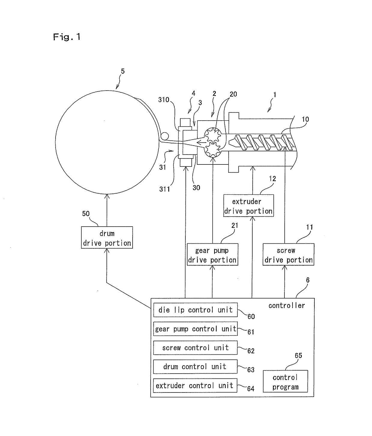 Device and method for forming sheet-like rubber