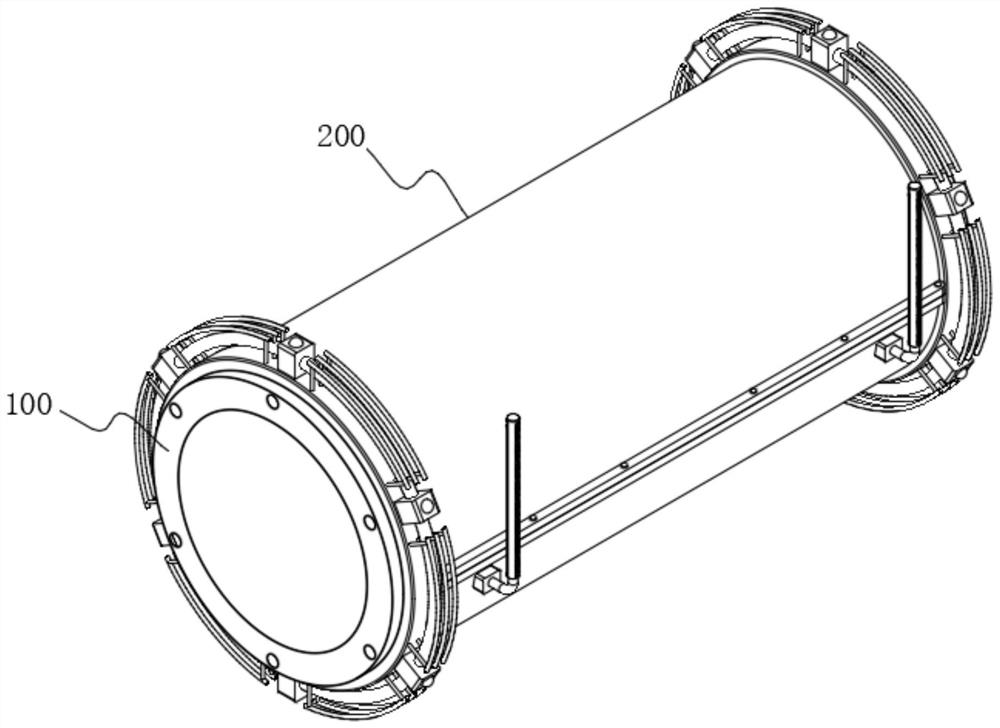 Plastic pipe well integrated device capable of preventing leakage