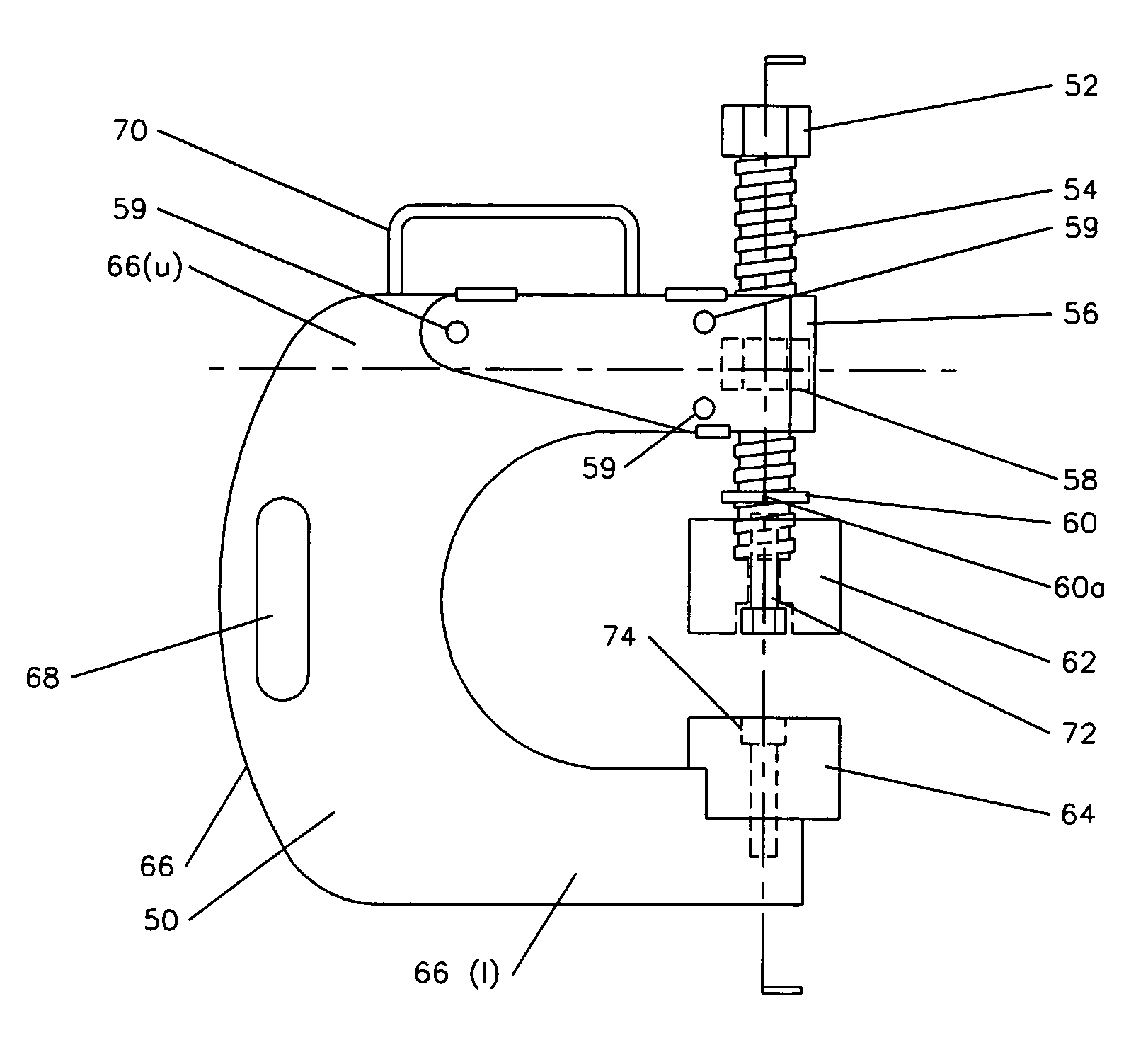 Threaded-rod-driven, mechanically-actuated, portable, truss press