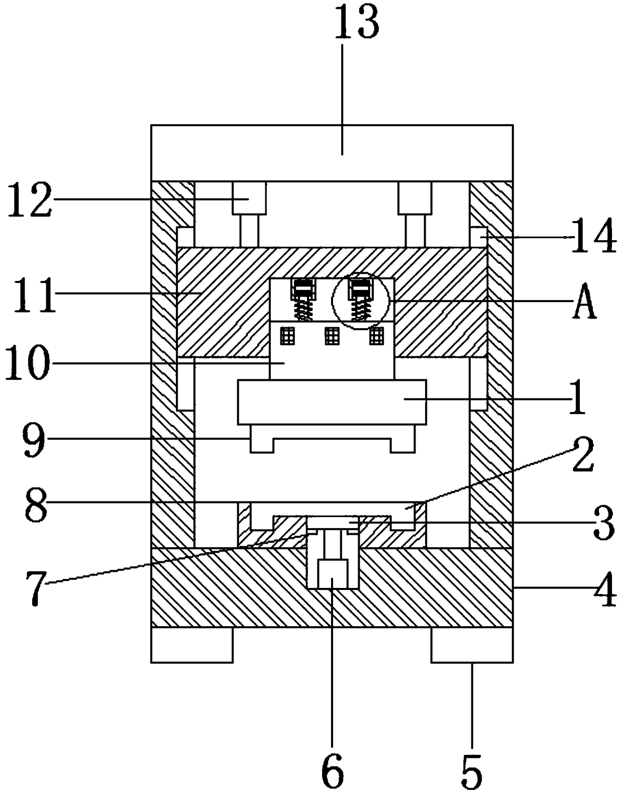 Movable disposable molding die with side wall