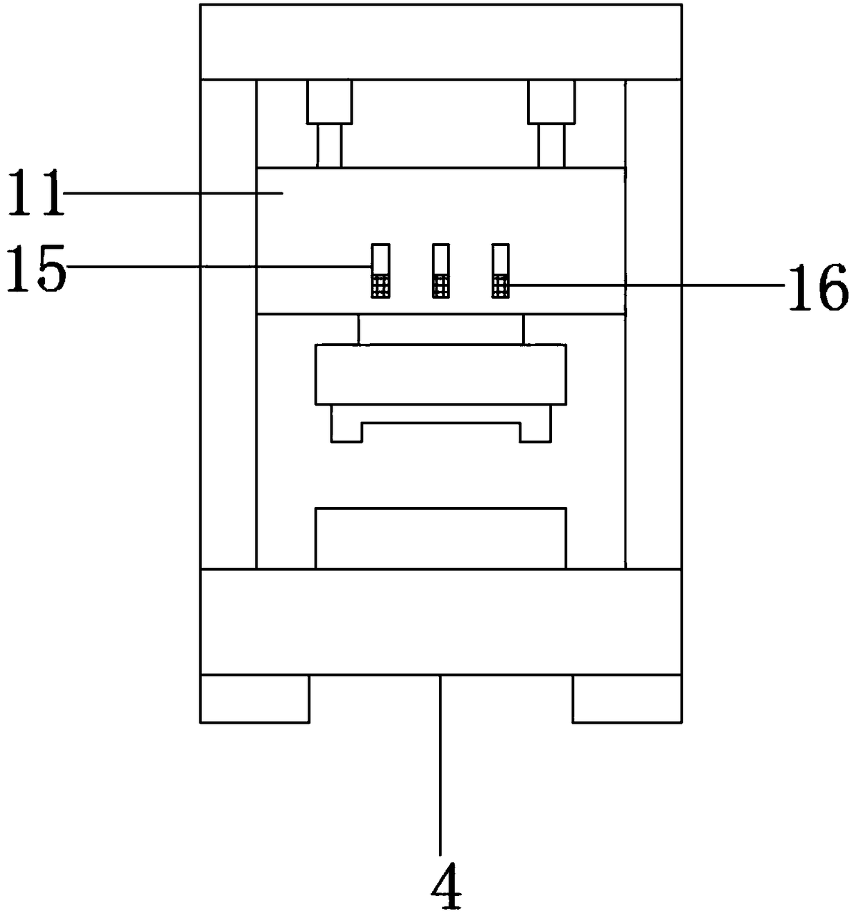 Movable disposable molding die with side wall