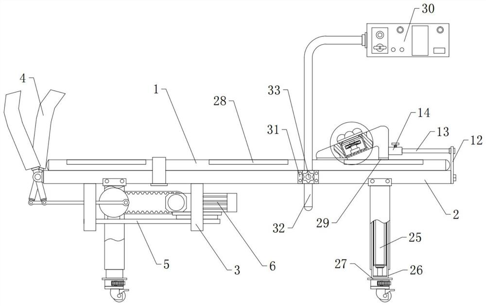 Horizontal swing stretching device