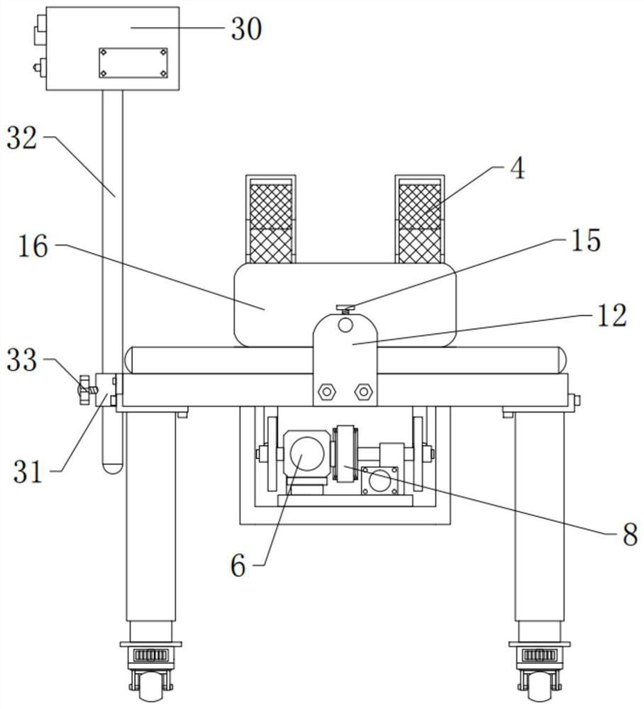 Horizontal swing stretching device