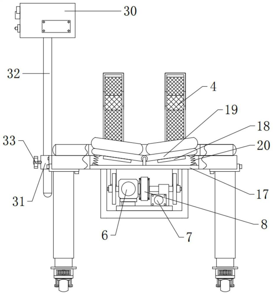 Horizontal swing stretching device