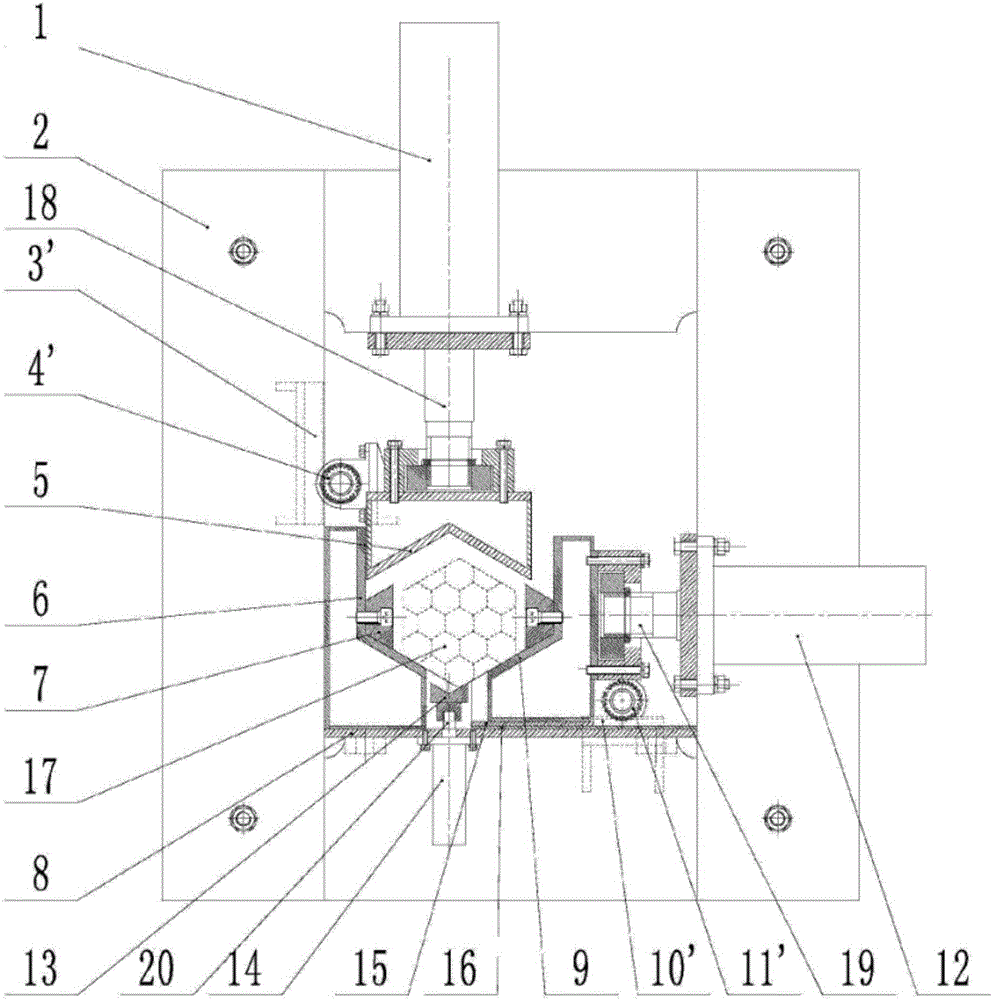 Pressurizing glue jointer applied to preparing large section integrated material