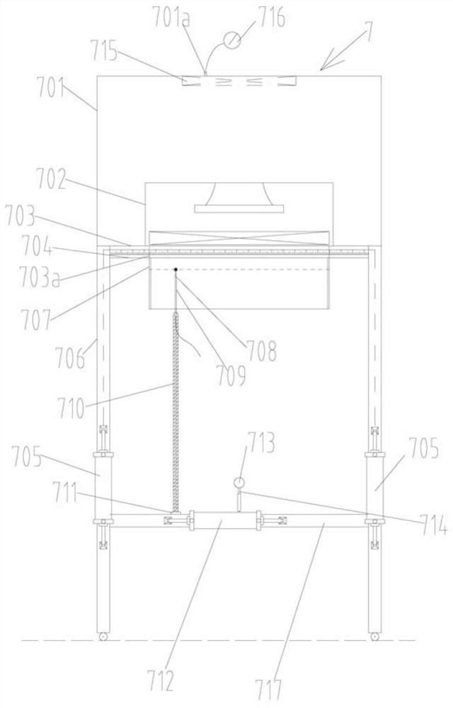 A system for comprehensive performance testing of fan filter unit