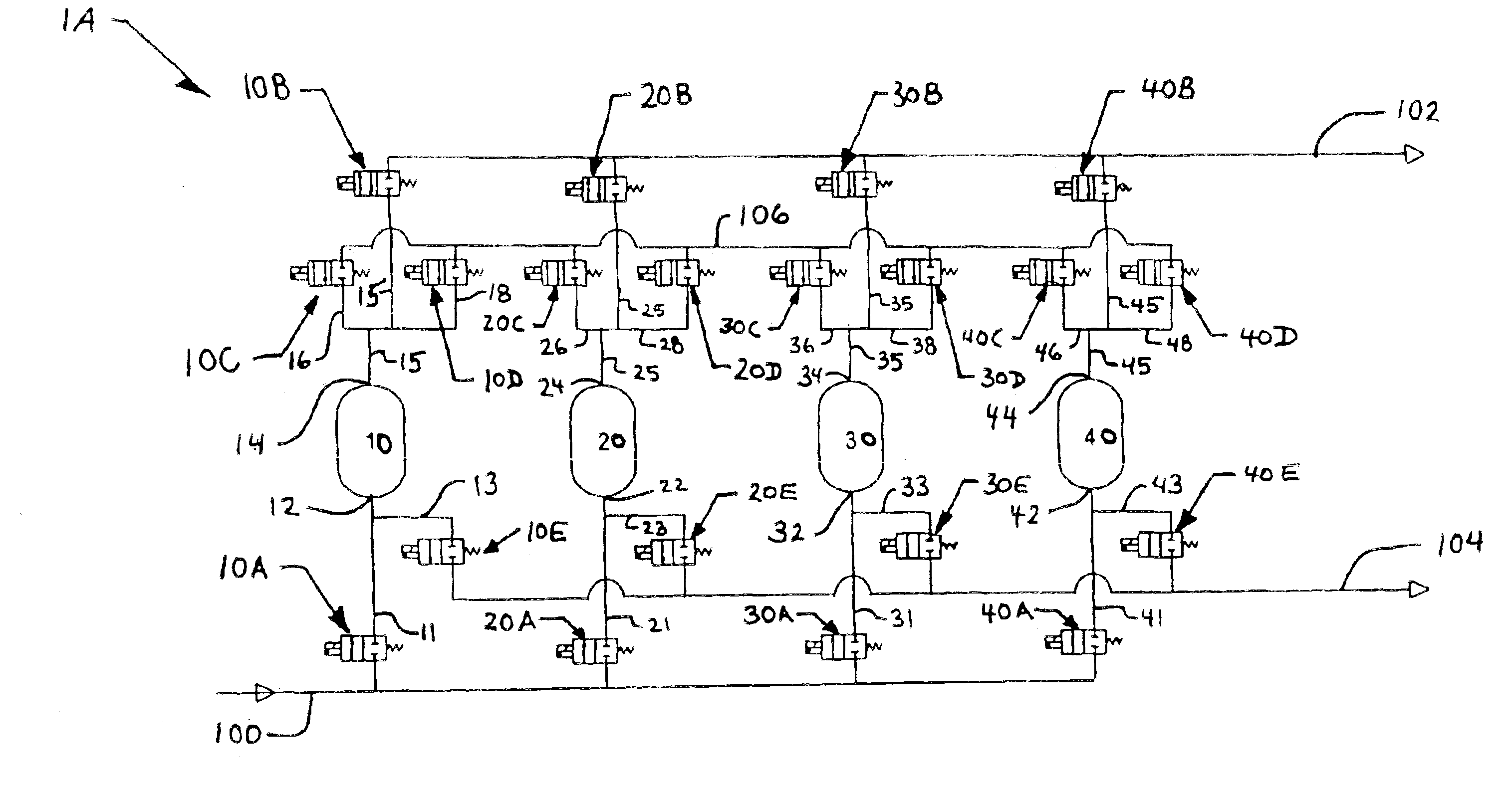 High recovery PSA cycles and apparatus with reduced complexity