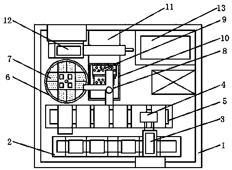 Intelligent equipment for photovoltaic cell piece cutting