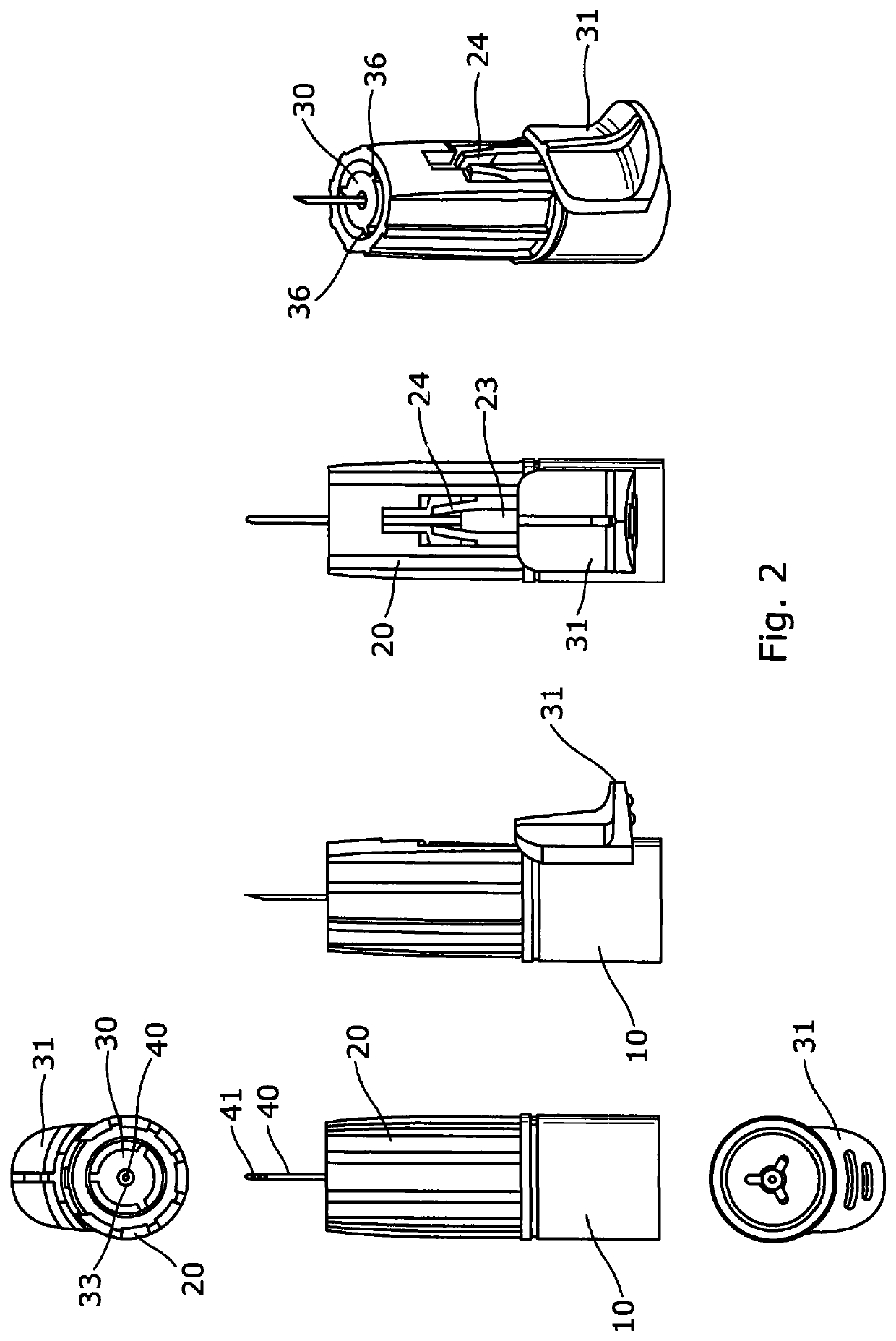 Needle assembly with needle shroud and movable needle support