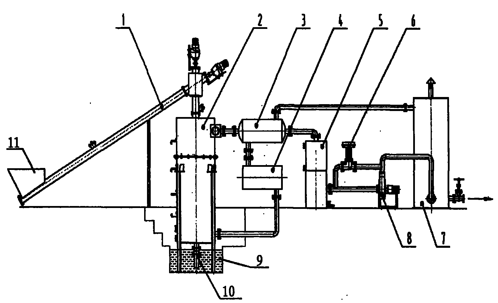 Pyrogenic distillation gasification method of biomass and device thereof