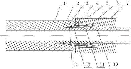 Leakage-proof hydraulic pipe ferrule