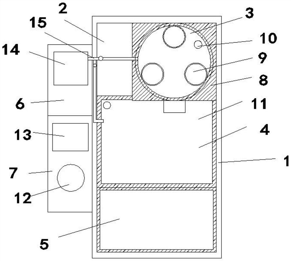 Insulation protection device for intelligent medium-voltage switch cabinet capable of preventing mistaken touch