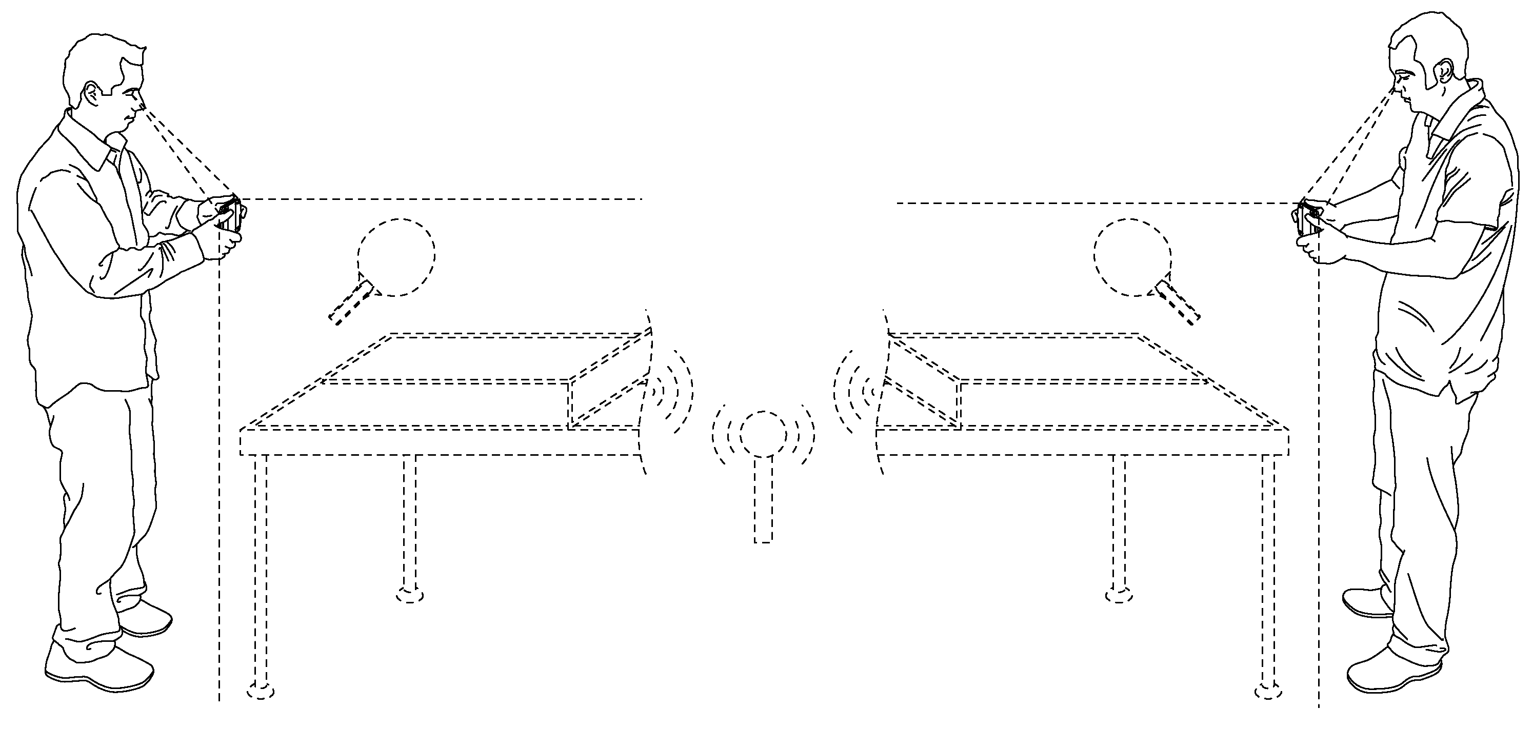 Calibration of Portable Devices in a Shared Virtual Space