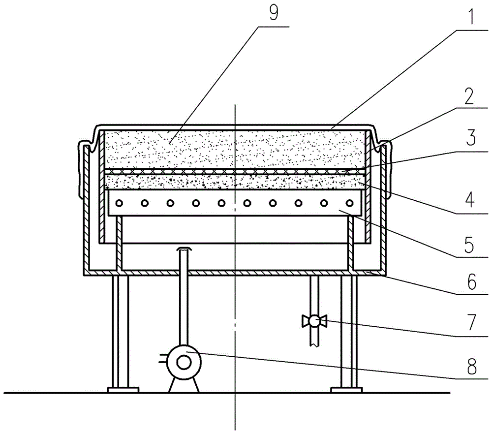 Method using vacuum negative-pressure slip casting technology to prepare ITO target material