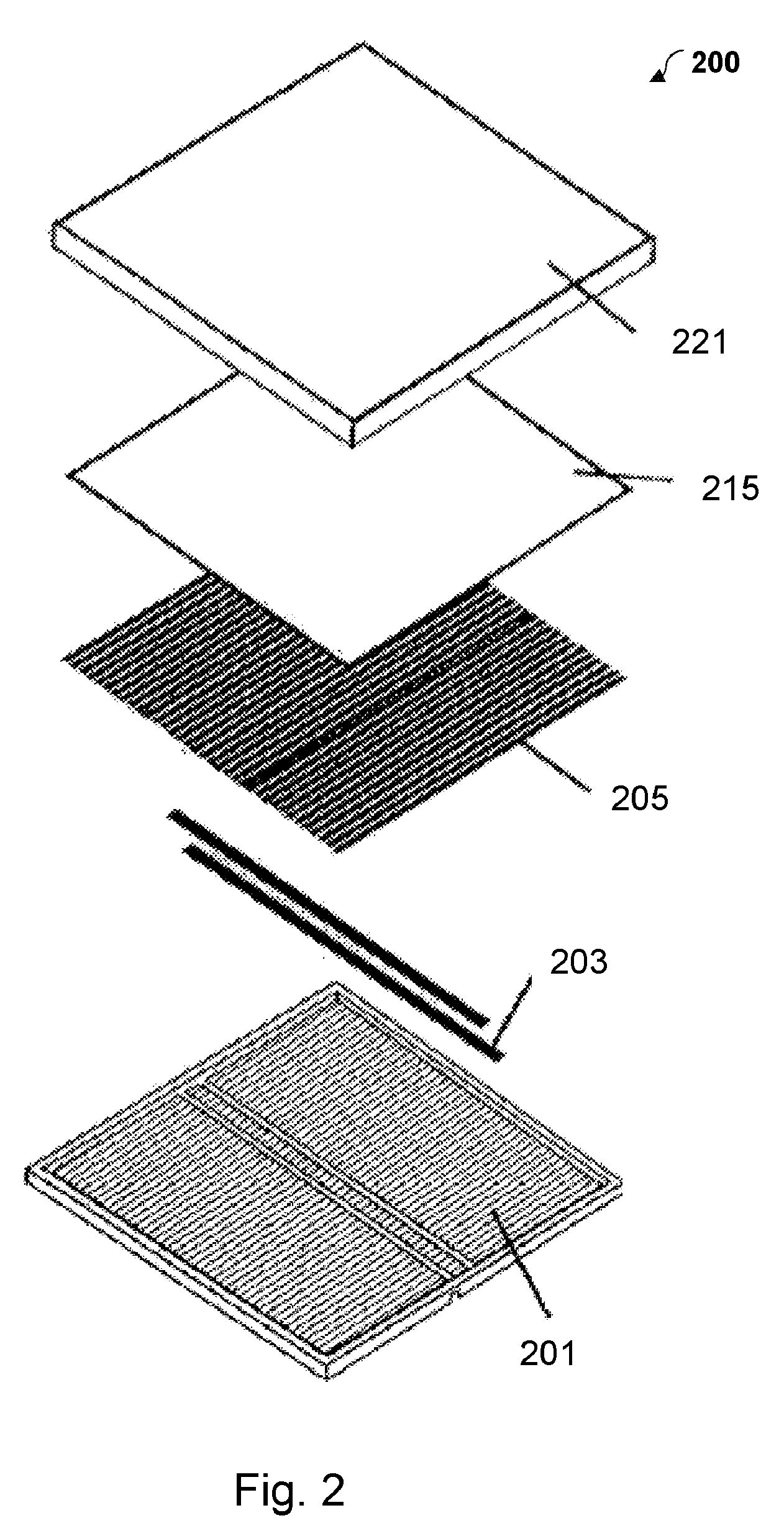 Method and device for fabricating a solar cell using an interface pattern for a packaged design