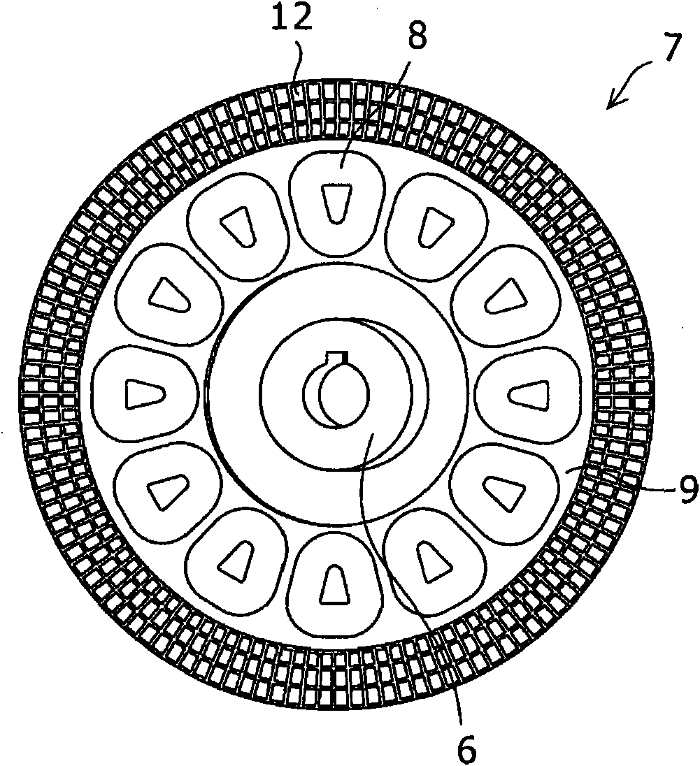 Cooling mechanism for axial gap type rotating machines