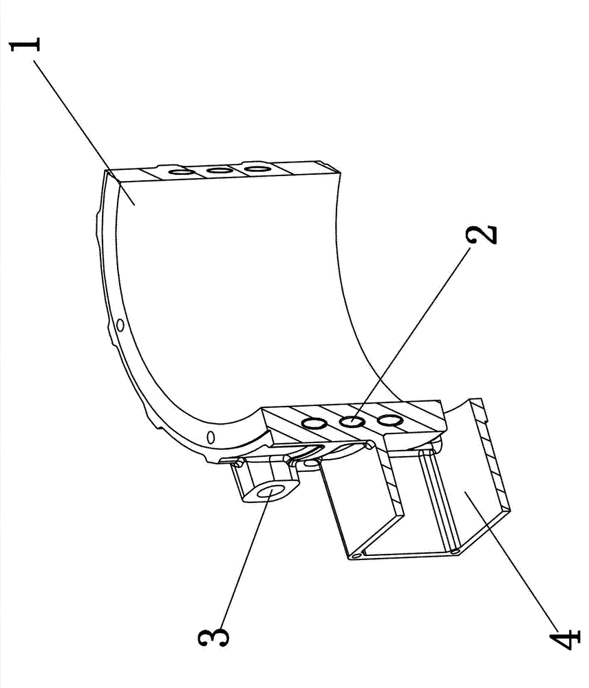 Motor shell with ring runner coiled from metal pipe and production process thereof