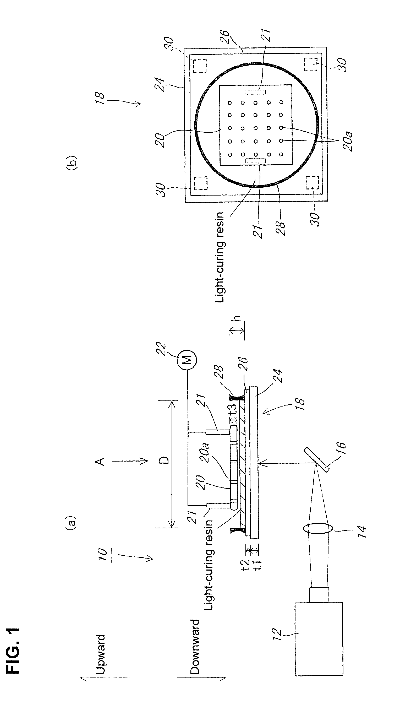 Three-dimensional molding device