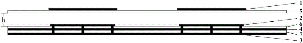 Dual-mode vortex wave beam dual-circular polarization four-element array antenna having concise structure