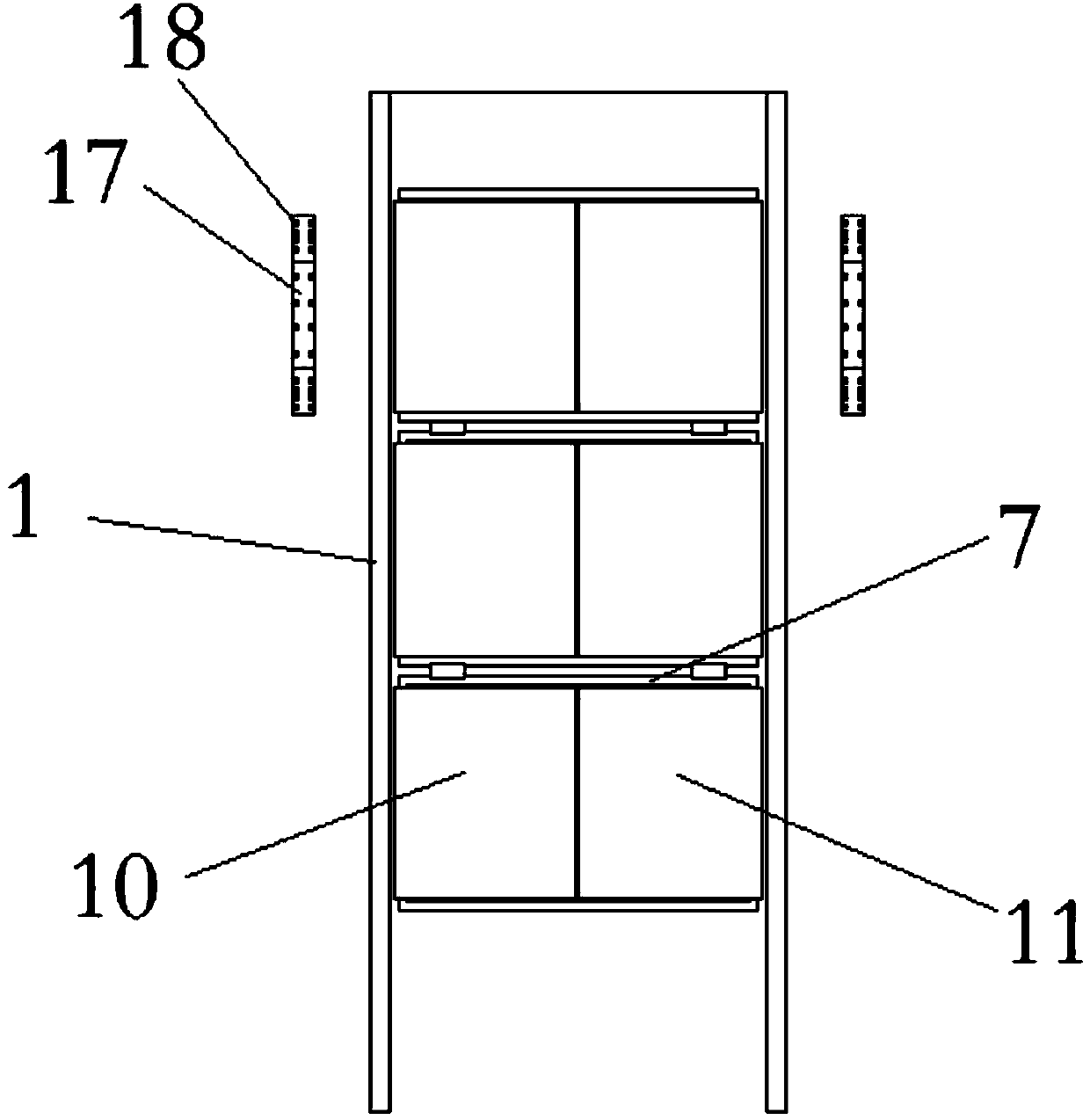 Detecting and selective discharging conveying device for injection molded parts of notebook computer shell