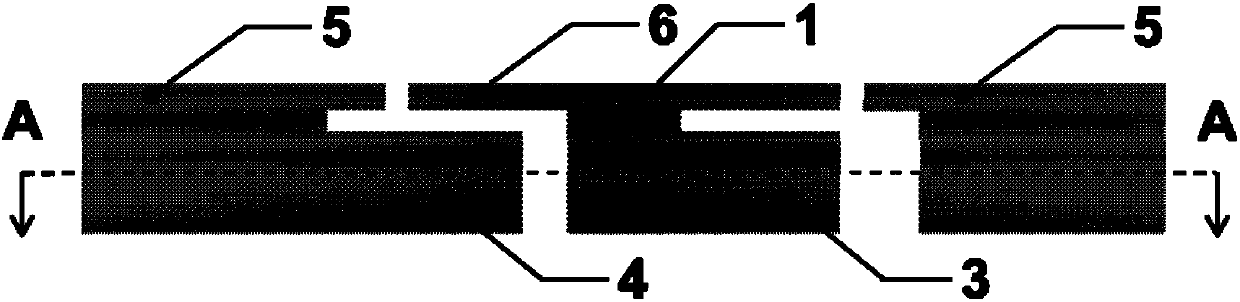 T-shaped floating element capacitive shear stress microsensor chip