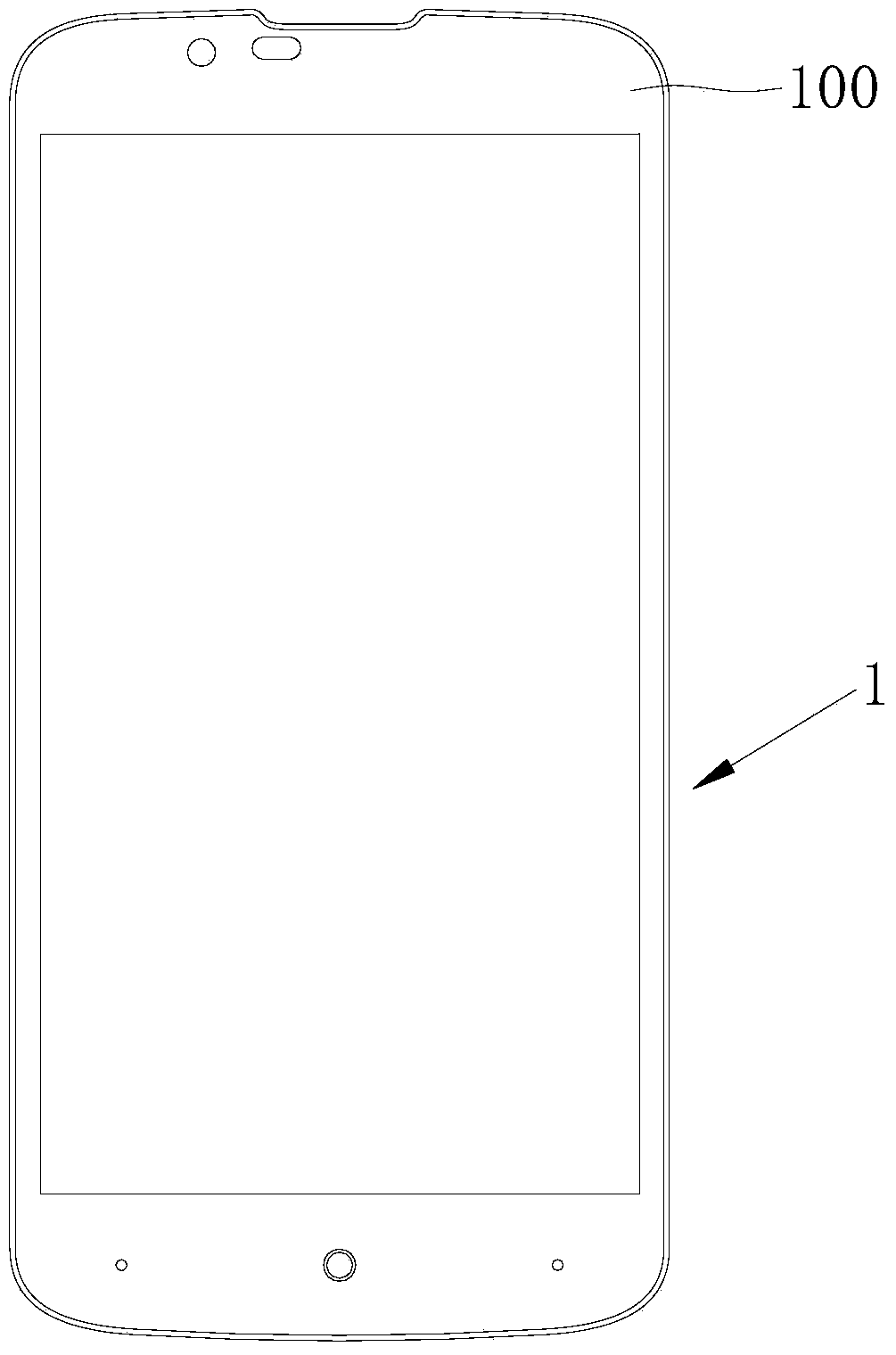 Electronic equipment and manufacturing method for single-layered multipoint capacitive touch screen and touch layer