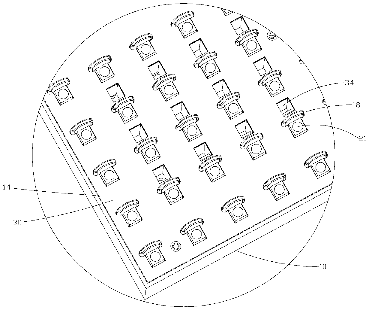 LED display screen module and LED display screen