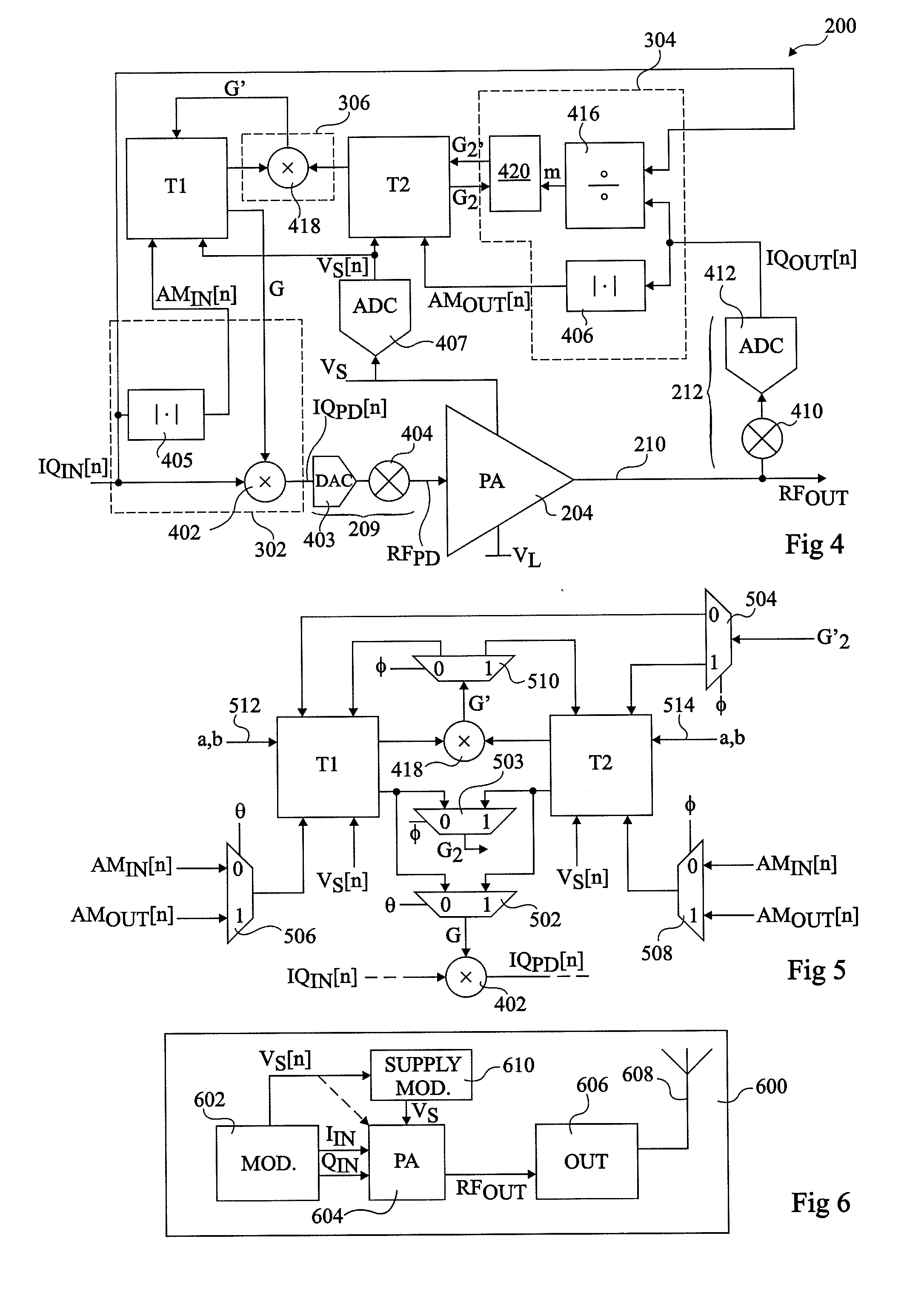 Digital predistorter for variable supply amplifier