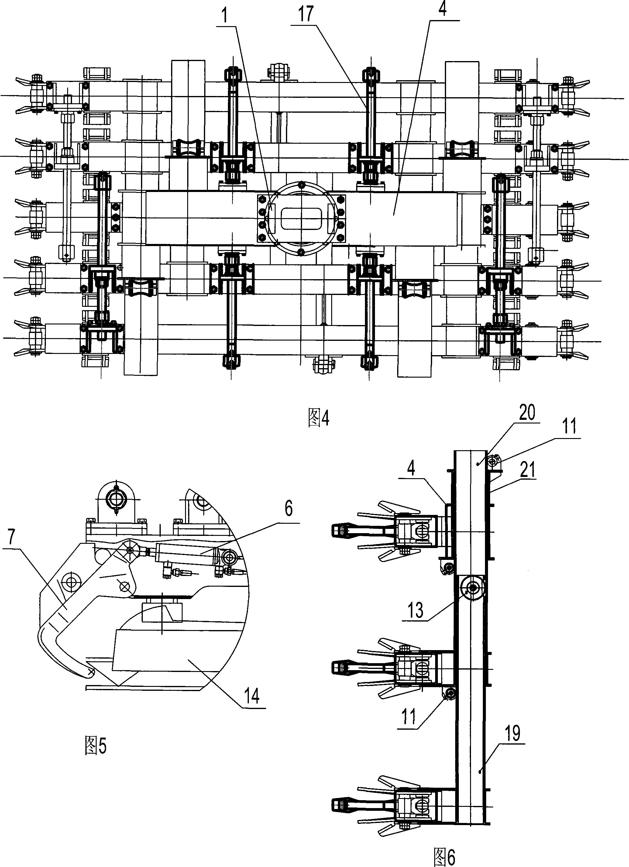 Device for hoisting and arranging sleeper