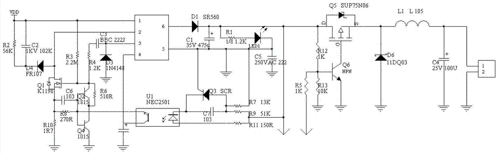 Light source control system and control method for livestock breeding